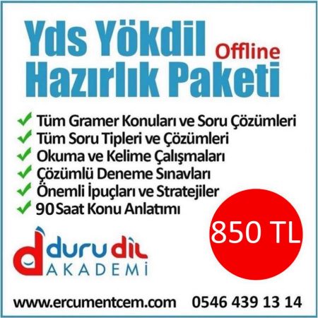 2020 YDS YÖKDİL Hazırlık Paketi