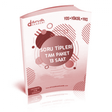 Soru Tipleri Tam Paket