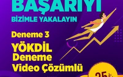 YOKDIL Deneme Sınavı 3 Video Çözümü