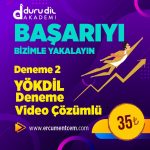 YOKDIL Deneme Sınavı 2 Video Çözümü