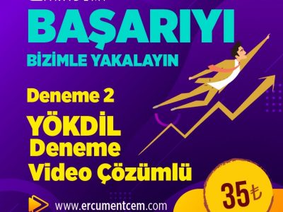 YOKDIL Deneme Sınavı 2 Video Çözümü